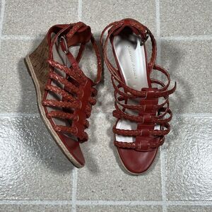 etiene aigner salmon wedges size‎ 8